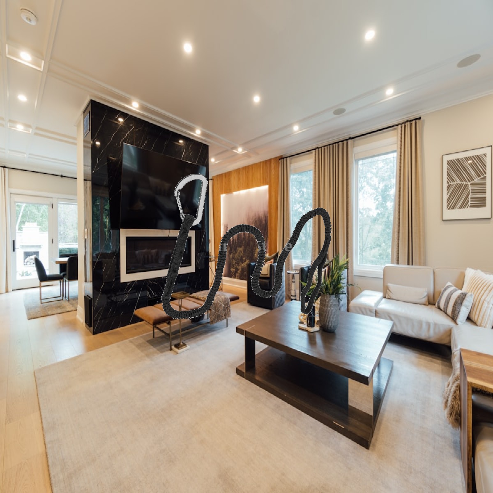 Stretchable Kayak Paddle Leash - Fishing Kayak Paddle Leash review and price