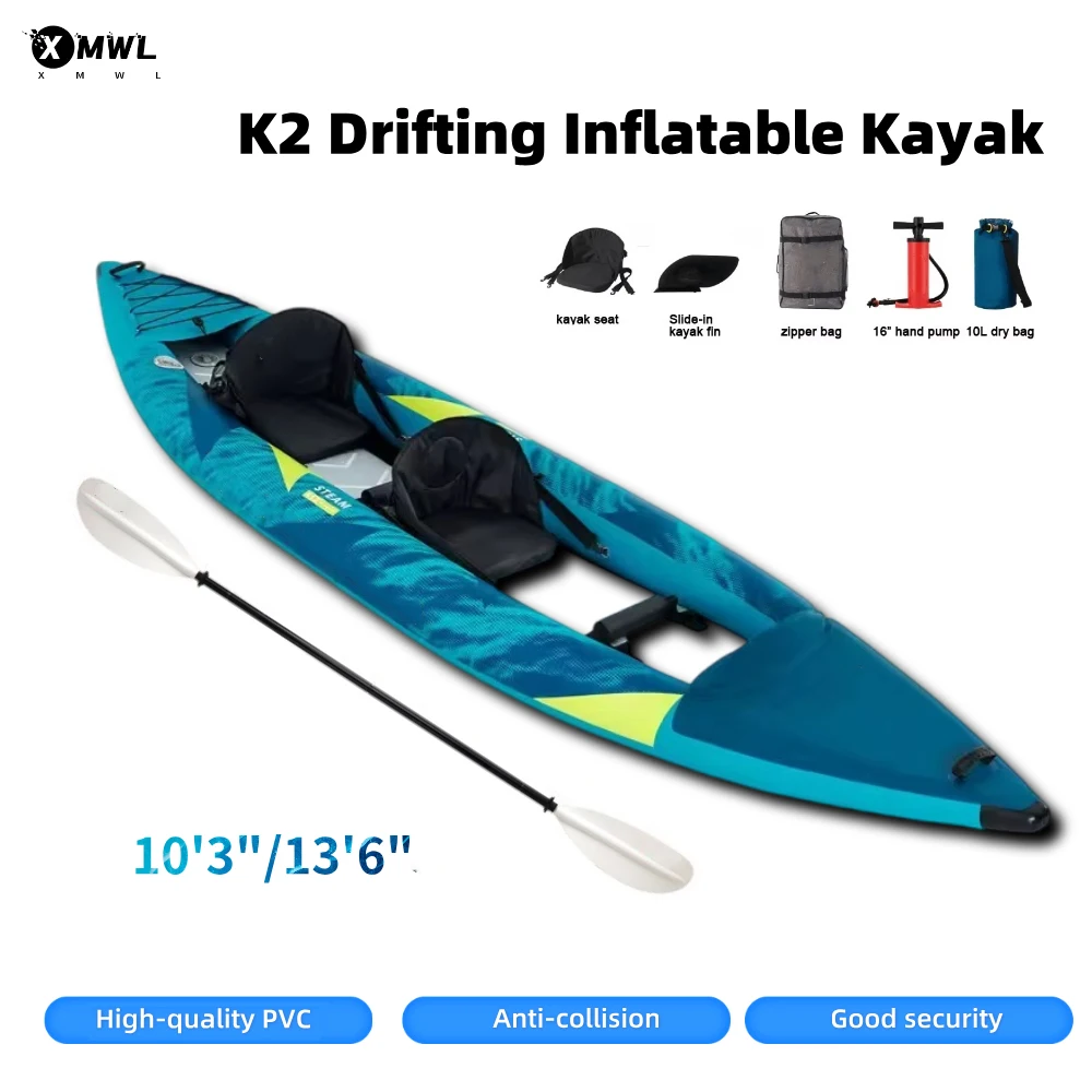 Canoe Kayak Inflatable Boat 1- - Fishing Kayak Paddle review and price