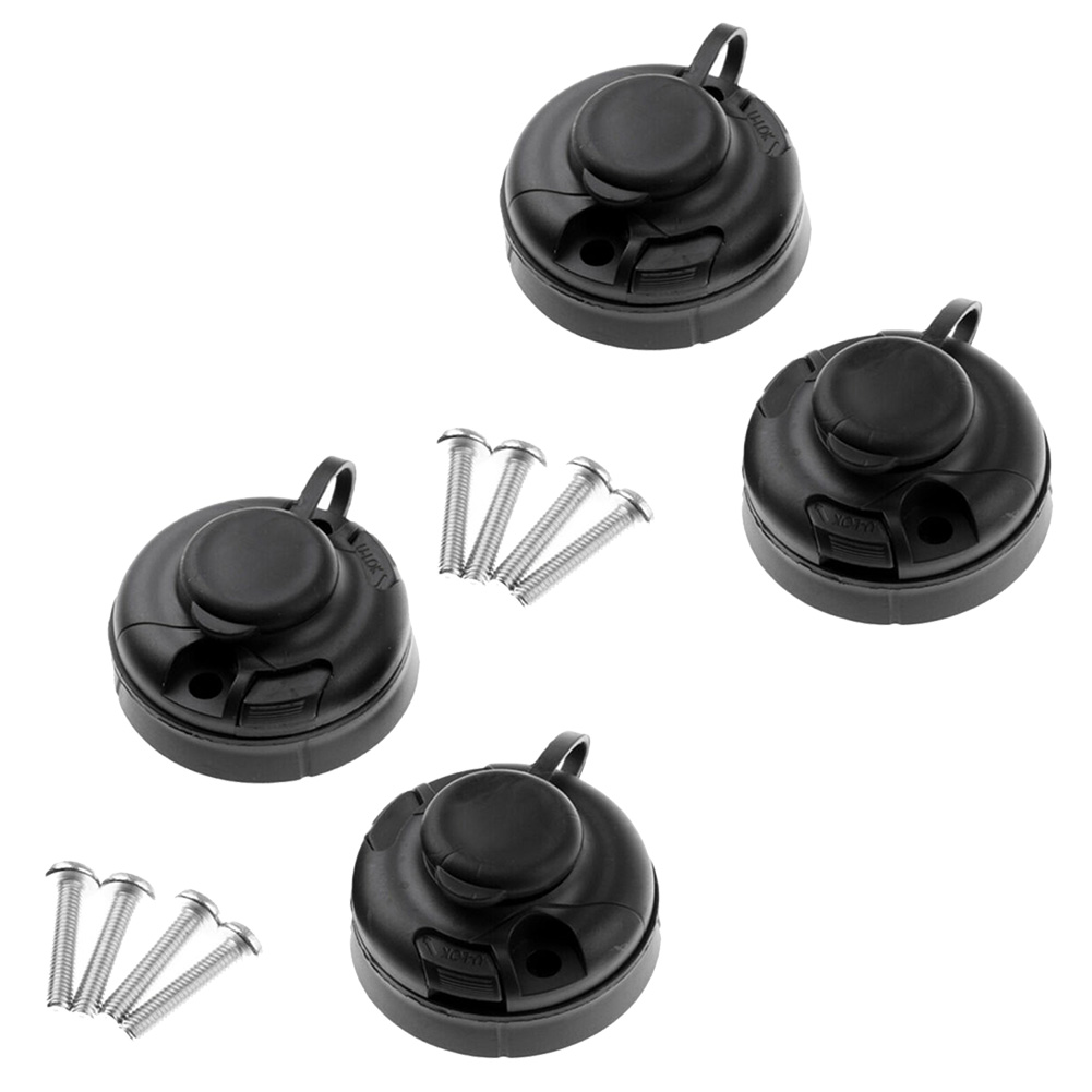 4Pcs Black ABS Fishing Rod Hol - Fishing Kayak Rod Holder review and price