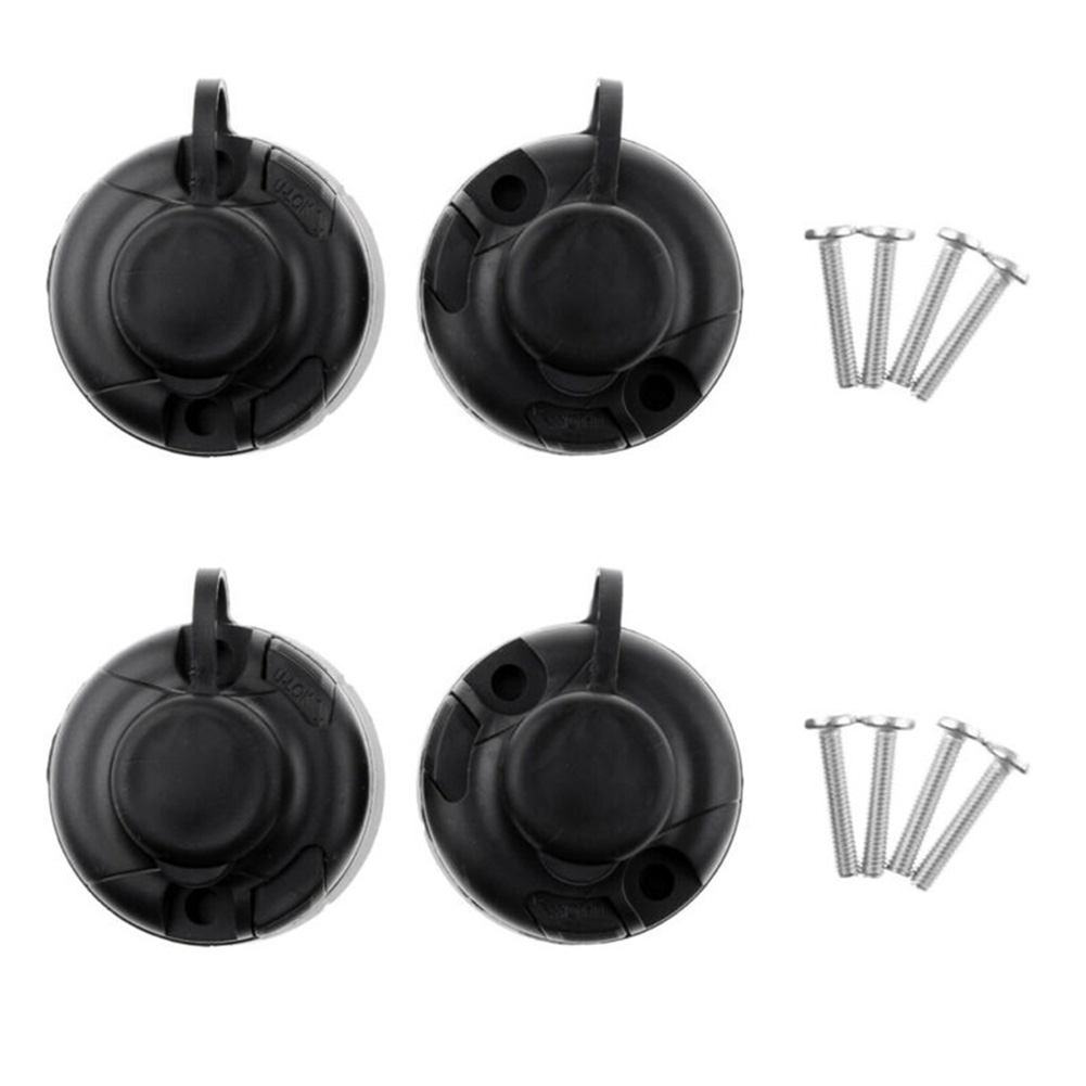 4Pcs Black ABS Fishing Rod Hol - Fishing Kayak Rod Holder review and price